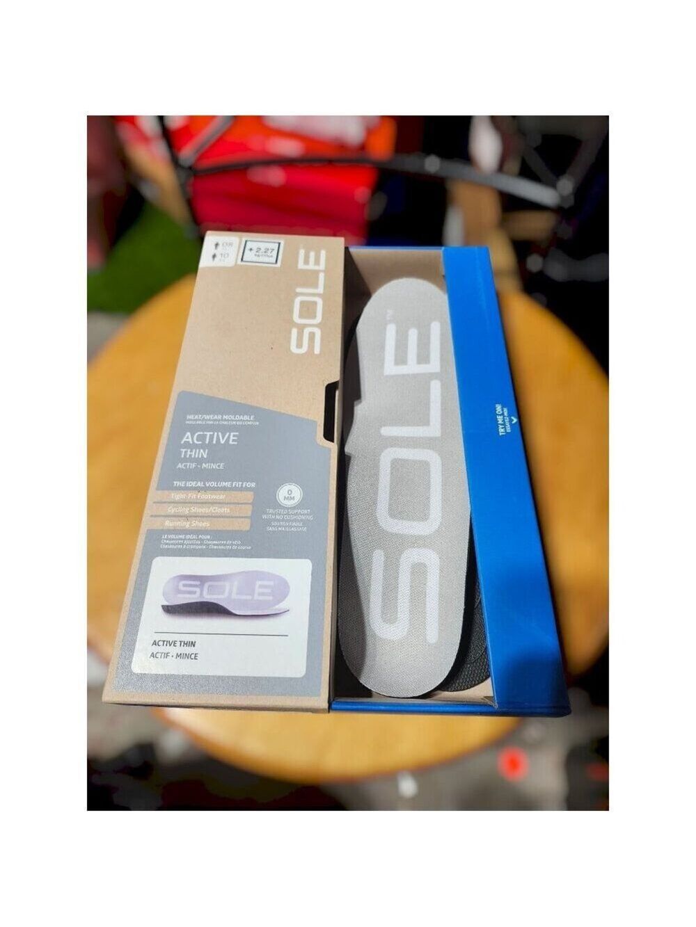 Sole Active Thin size Men 8 Women 10